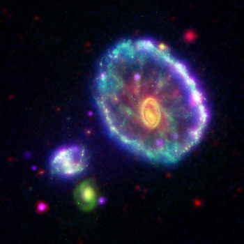 Cartwheel Galaxy composite as put together by Cal Tech